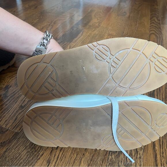 Jil Sander White Leather Sneakers Made in Italy Size 36 - Picture 7 of 7